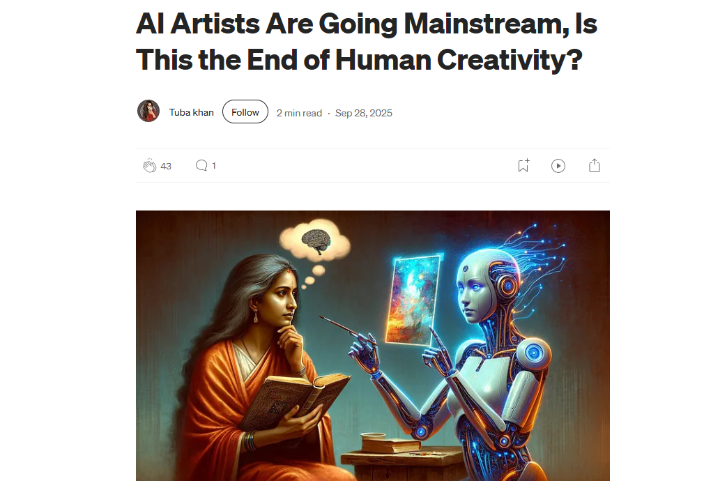 AI Artists Are Going Mainstream: Is This The End of Human Creativity?